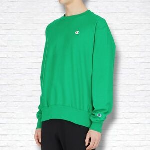 Champion Reverse Weave Kelly Green Crewneck Pullover Sweatshirt Size S